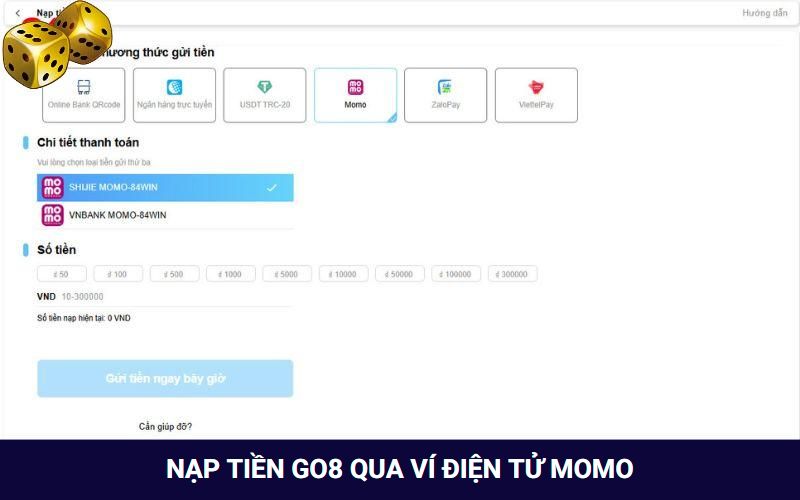 Hướng Dẫn Quy Trình Nạp Tiền Go8 Nhanh Gọn Trong Tích Tắc - SLOT817.SBS