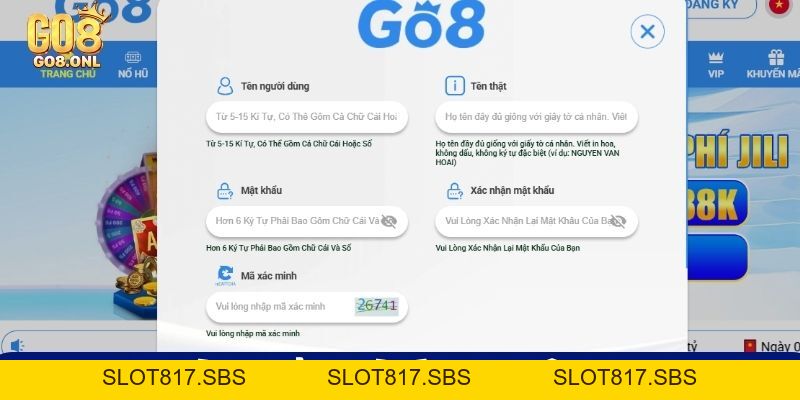 Đăng Ký Go8 Chi Tiết - Cẩm Nang Cho Người Mới Bắt Đầu - SLOT817.SBS